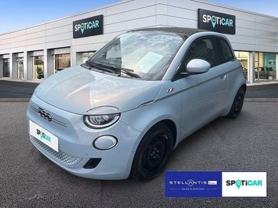 Usata Fiat 500e La Prima 86 kW (118 CV) 2022 Blu Cabrio