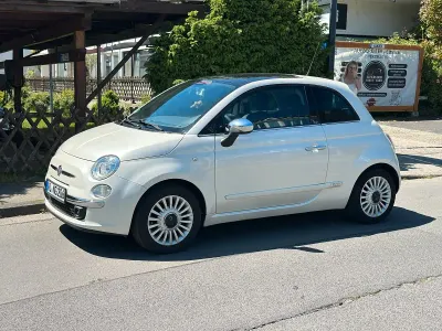Gebraucht Fiat 500 69 PS (50 kW) 2009 Weiß Cabrio