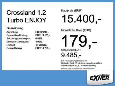 Usata Opel Crossland X Enjoy 110 CV (80 kW) 2024 Grigio SUV