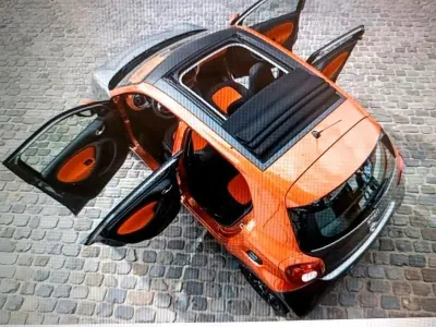 Gebraucht Smart ForFour Electric Drive Passion 60 kW (82 PS) 2022 Orange Kleinwagen