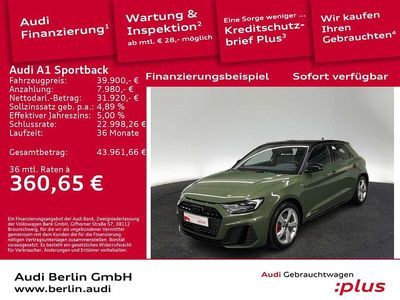 Distriktgrün metallic mythossc Gebraucht 2025 Audi A1 S-Line Limousine | 39.900 €