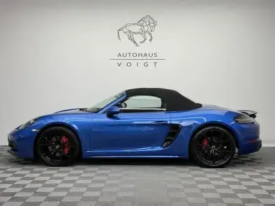 Gebraucht Porsche Boxster Chrono 366 PS (269 kW) 2018 Saphirblaumetallic Cabrio