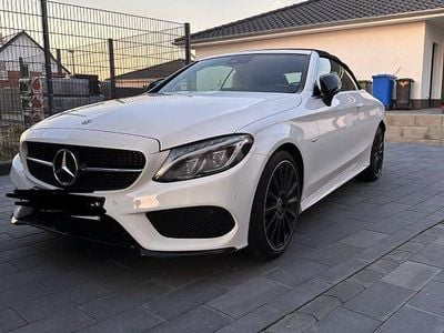 Gebraucht Mercedes C300 AMG line 245 PS (180 kW) 2018 Weiß Cabrio