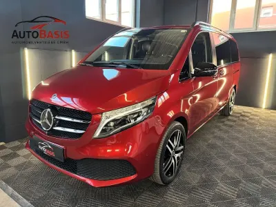 Second-hand Mercedes V220 Avantgarde 163 CP (119 kW) 2022 Roșu Monovolum