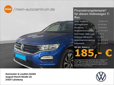Begagnad VW T-Roc Active 110 HK (80 kW) 2021 Blå SUV