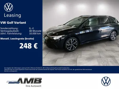 Gebraucht VW Golf VIII Life 131 PS (96 kW) 2022 Schwarz Kombi