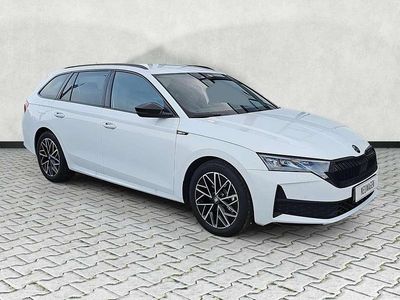 Neu Skoda Octavia SportLine 150 PS (110 kW) 2025 Moonweiß metallic Kombi