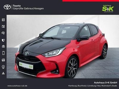 Gebraucht Toyota Yaris Hybrid Edition 116 PS (85 kW) 2020 Tokio fusion rot metallic, dach schwarz