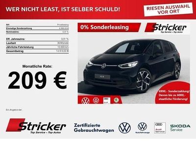 Neu VW ID.3 Pro 150 kW (204 PS) 2026 Schwarz Kleinwagen
