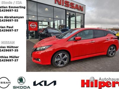 Gebraucht Nissan Leaf N-Connecta 110 kW (150 PS) 2022 Rot Kleinwagen