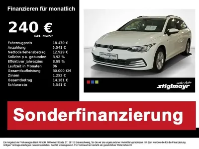 Gebraucht VW Golf VIII Life 110 PS (80 kW) 2022 Pure white Kombi