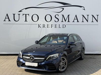 Gebraucht Mercedes C220 AMG line 194 PS (142 kW) 2019 Blau Limousine