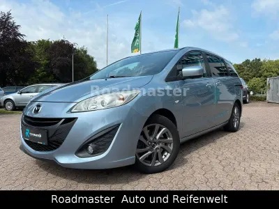 Gebraucht Mazda 5 Edition 150 PS (110 kW) 2012 Blau Van / Kleinbus