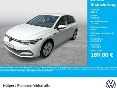 Occasion VW Golf VIII Style 131 ch (96 kW) 2024 Blanc Berline