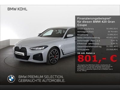 Usata BMW 420 M Sport 188 CV (138 kW) 2024 Grigio Coupé