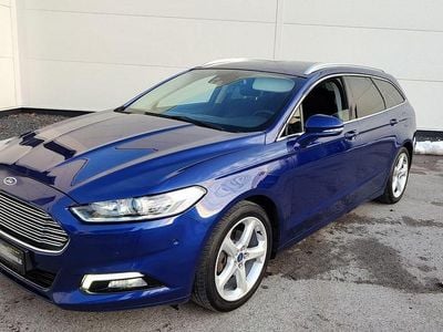 Gebraucht Ford Mondeo Titanium 150 PS (110 kW) 2016 Blau Kombi