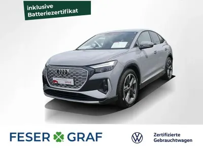 Gebraucht Audi Q4 Sportback e-tron S-Line 150 kW (204 PS) 2023 Kieselgrau SUV