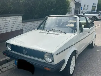 Gebraucht VW Golf Cabriolet 75 PS (55 kW) 1983 Weiß Cabrio
