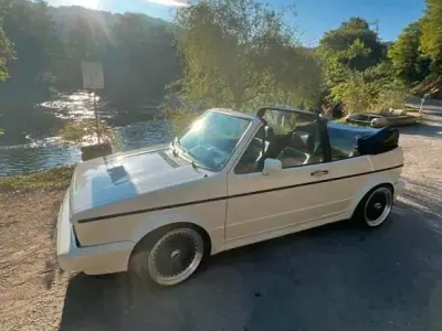 Brugt VW Golf Cabriolet 98 HK (72 kW) 1989 Hvid Cabriolet