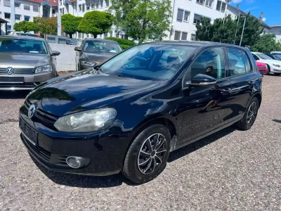 Gebraucht VW Golf VI Trendline 105 PS (77 kW) 2011 Schwarz Kleinwagen