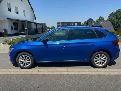 Gebraucht Skoda Scala Ambition 116 PS (85 kW) 2019 Blau Kleinwagen
