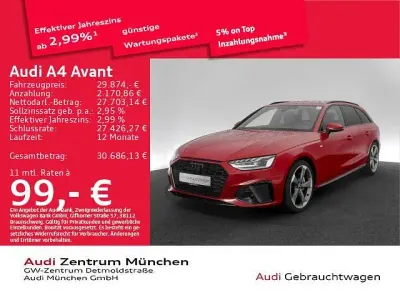 Brugt Audi A4 Competition 204 HK (150 kW) 2023 Rød Stationcar