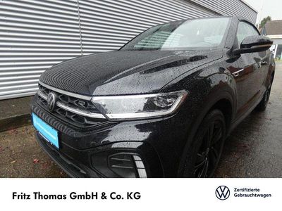 Gebraucht VW T-Roc Cabriolet R-line 150 PS (110 kW) 2024 Deep black perleffekt schwarz Cabrio