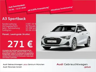 Używany Audi A3 Sport 150 KM (110 kW) 2025 Biały Sedan/Limuzyna