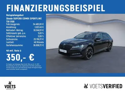 Gebraucht Skoda Superb SportLine 200 PS (147 kW) 2023 Schwarz Kombi