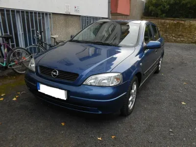 Brugt Opel Astra Elegance 84 HK (61 kW) 2002 Blå Sedan