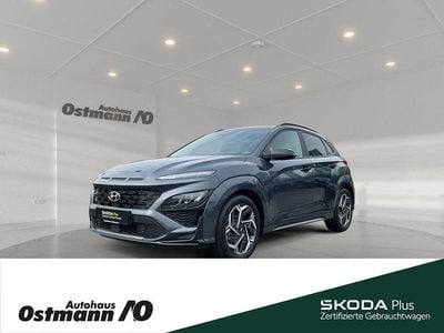 Gebraucht Hyundai Kona N Line 199 PS (146 kW) 2022 Grau metallic SUV