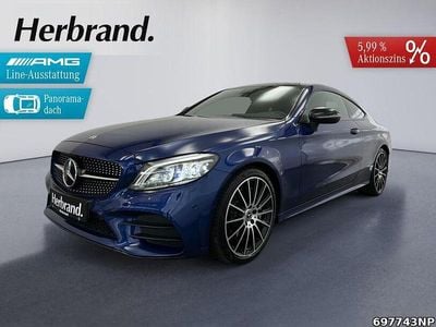 Gebraucht Mercedes C300 AMG line 258 PS (189 kW) 2020 Brillantblau metallic Coupé