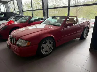 Gebraucht Mercedes SL500 306 PS (225 kW) 2001 Rot Cabrio