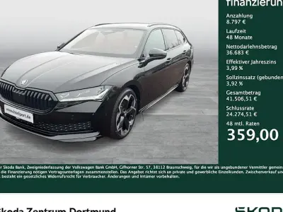 Gebraucht Skoda Superb SportLine 193 PS (141 kW) 2025 Schwarz Kombi