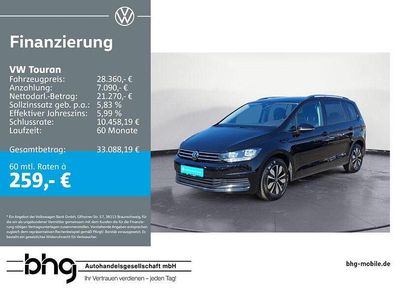 Gebraucht VW Touran Goal 150 PS (110 kW) 2025 Schwarz Van / Kleinbus
