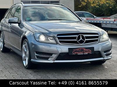 Silber Gebraucht 2014 Mercedes C220 AMG line Kombi | 10.490 € (Guter Preis)