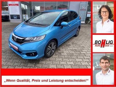 Gebraucht Honda Jazz Elegance 102 PS (75 kW) 2018 Skyride blau metallic Kleinwagen