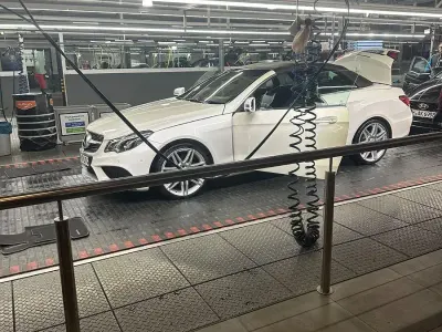 Używany Mercedes 350 AMG 252 KM (185 kW) 2014 Biały Kabriolet