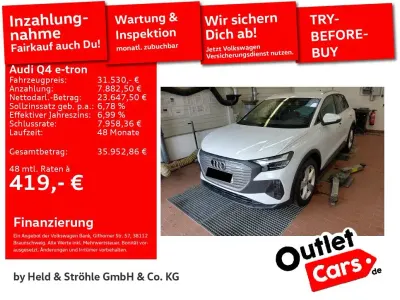 Używany Audi Q4 e-tron 150 kW (204 KM) 2023 Biały SUV