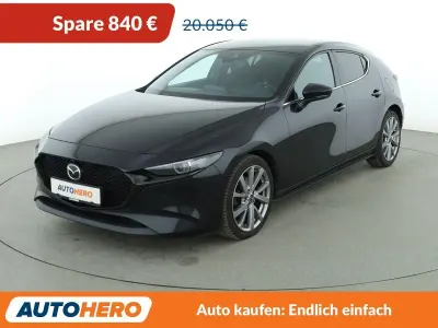 Gebraucht Mazda 3 Selection 122 PS (89 kW) 2019 Schwarz Limousine