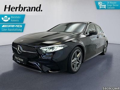 Gebraucht Mercedes A200 AMG 163 PS (119 kW) 2024 Schwarz Limousine