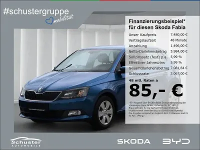 Gebraucht Skoda Fabia Ambition 90 PS (66 kW) 2015 Blau Kleinwagen