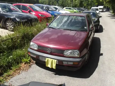 Gebraucht VW Golf III 75 PS (55 kW) 1993 Rot Kleinwagen