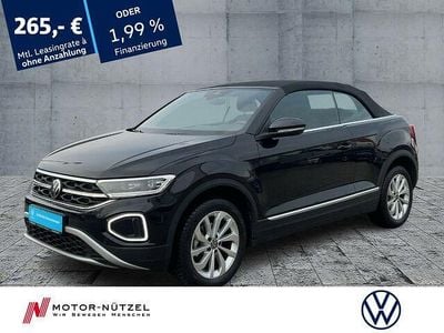 Gebraucht VW T-Roc Cabriolet Style 116 PS (85 kW) 2024 Schwarz Cabrio