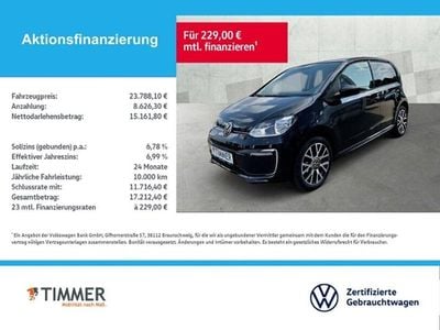 Second-hand VW e-up! Edition 61 kW (83 CP) 2024 Negru Hatchback