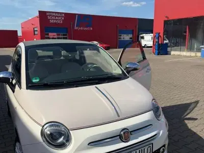 Gebraucht Fiat 500C Anniversary 69 PS (50 kW) 2017 Weiß Cabrio