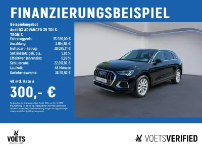 Gebraucht Audi Q3 Advanced Plus 150 PS (110 kW) 2024 Mythosschwarz metallic SUV