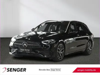 Brugt Mercedes C180 AMG 170 HK (125 kW) 2023 Sort Stationcar