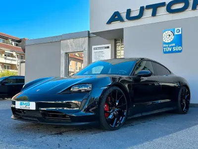 Second-hand Porsche Taycan 350 kW (476 CP) 2021 Negru Berlinǎ