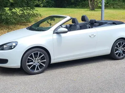 Gebraucht VW Golf Cabriolet 125 PS (91 kW) 2015 Weiß Cabrio